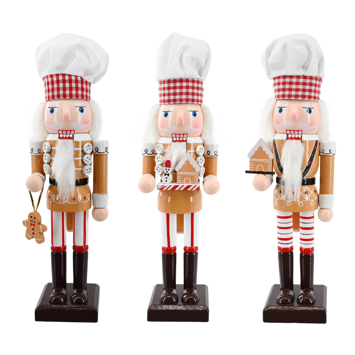 Christmas Gingerbread Nutcracker 25cm Assorted