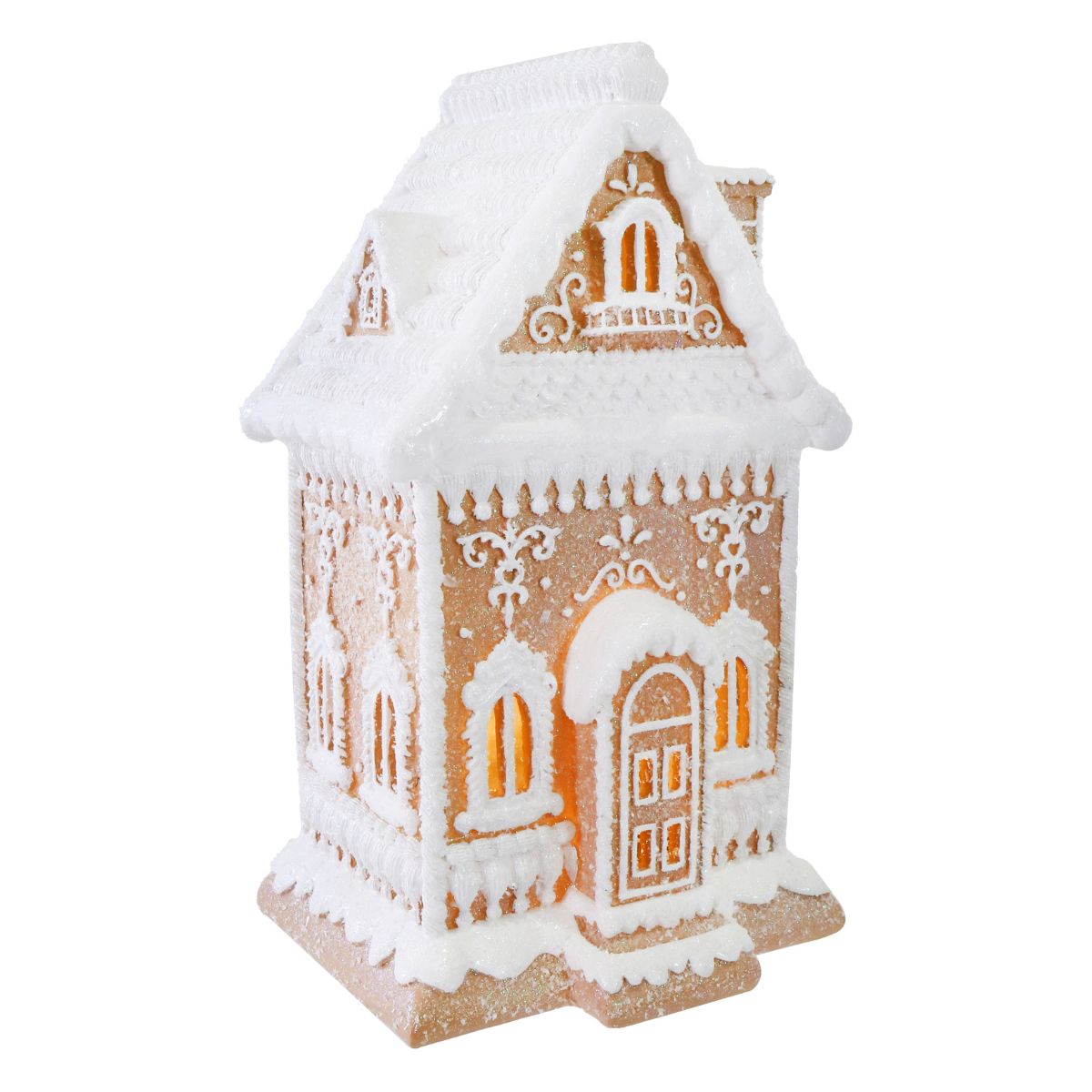 Christmas LED Snowy Gingerbread House