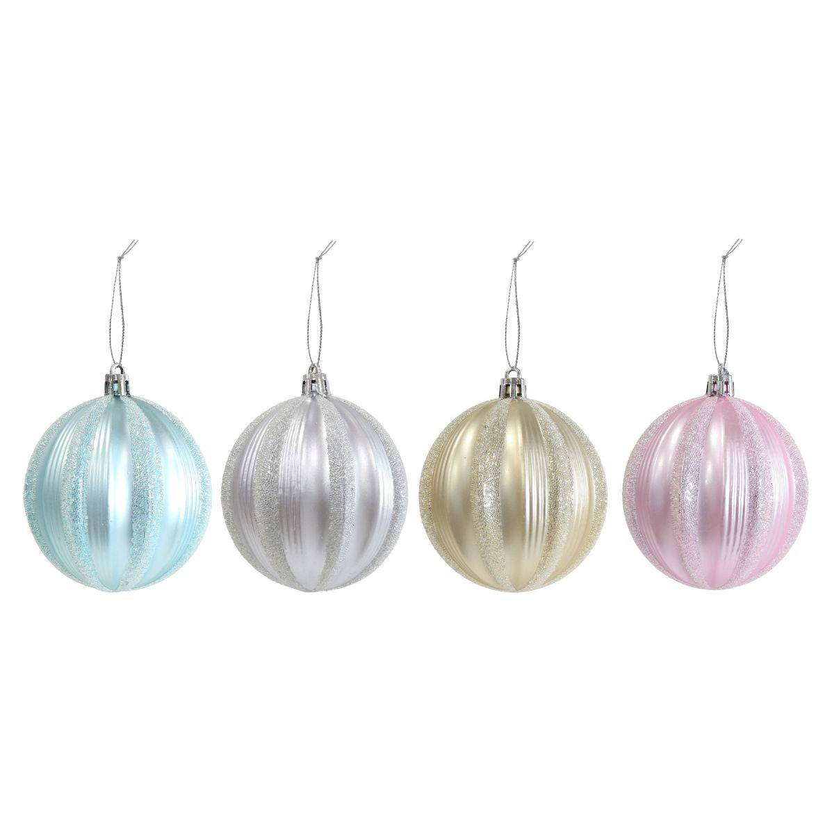 Christmas Bauble Matte Pastel 8cm Assorted