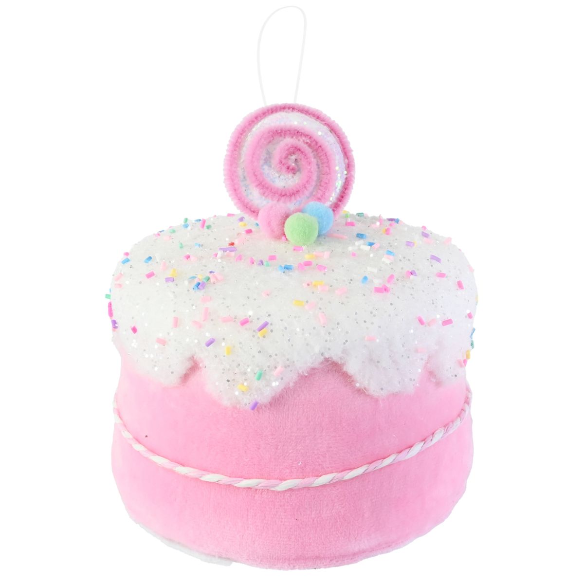 Hanging Pink Fancy Cake 15cm