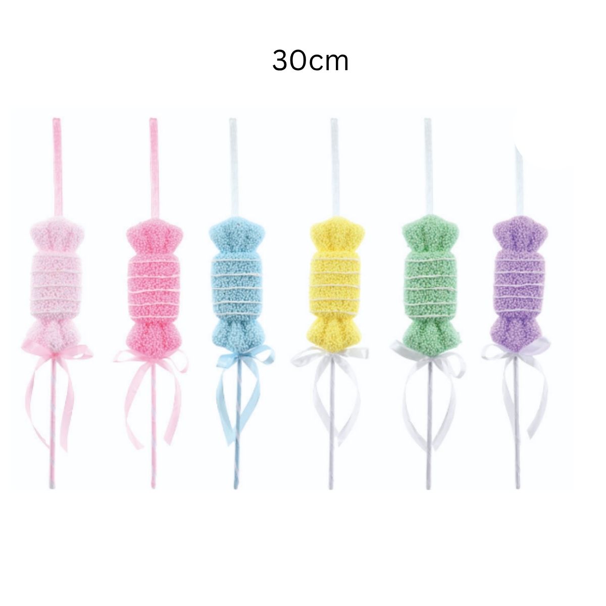 Hanging Bubblegum Candy 30cm Assorted
