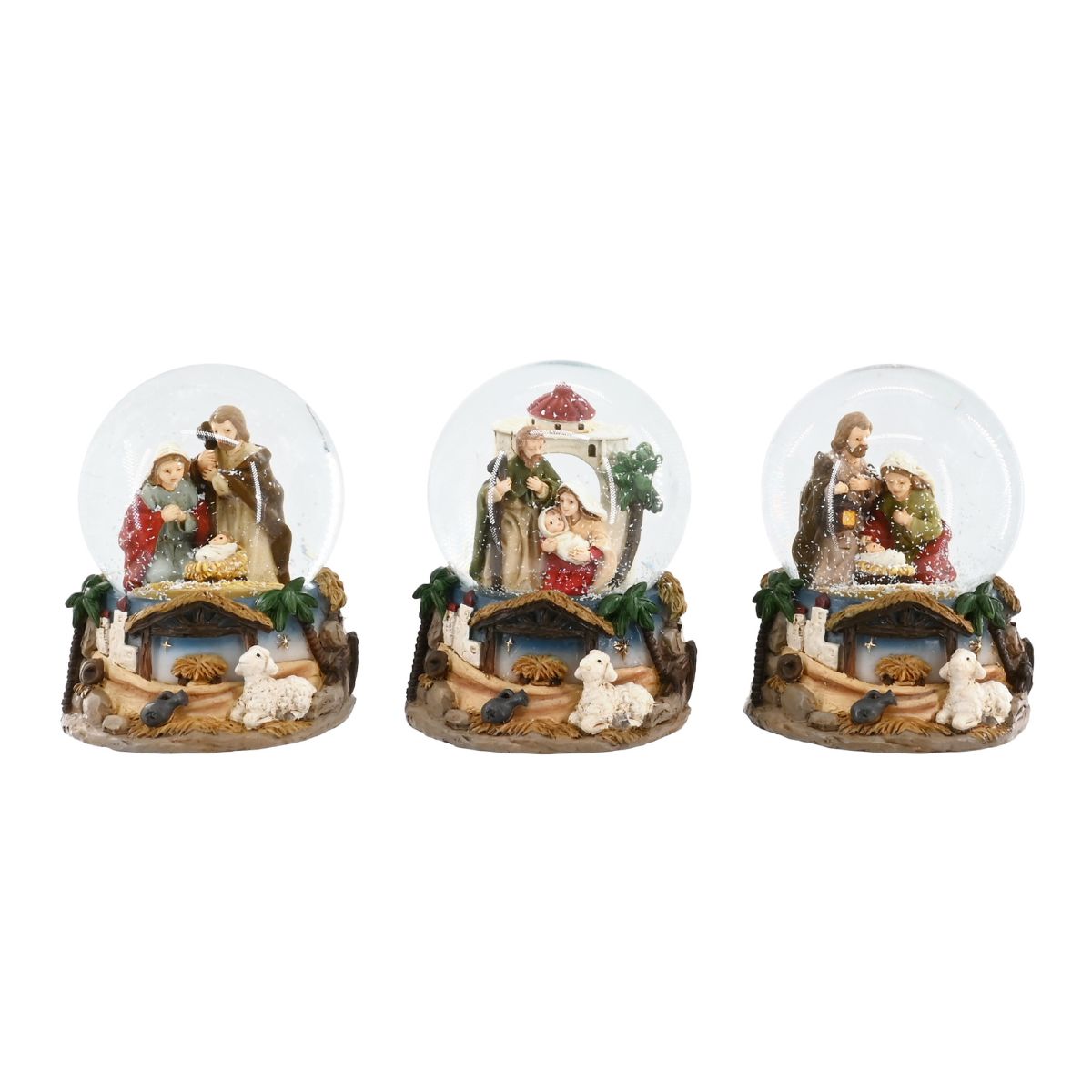 Nativity Scene Waterball 65mm Assorted