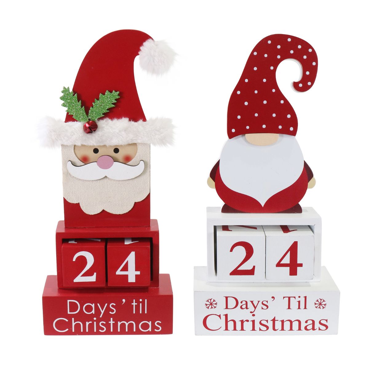 Christmas Santa Count Down Decoration Assorted