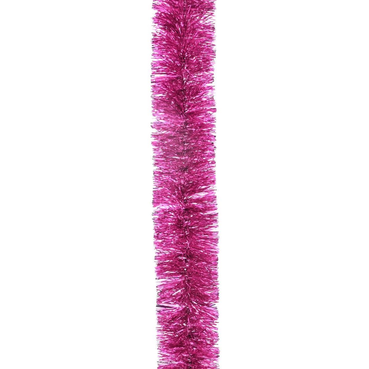 Christmas Tinsel Chunky Fine Cut Hot Pink 2m