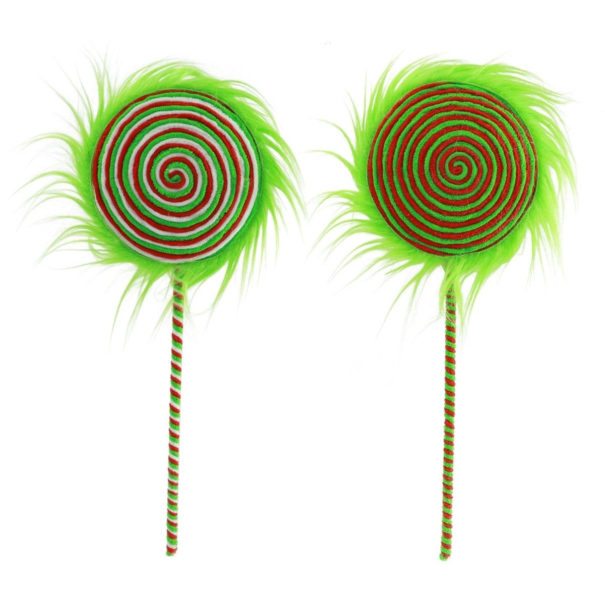 Christmas Mean Green Lollipop Pick 48cm Assorted Christmas decoration