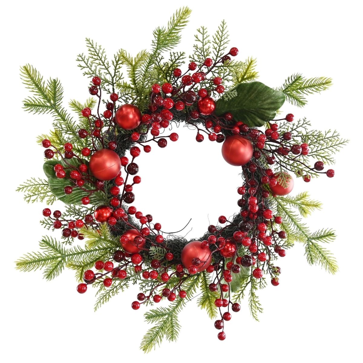 Christmas Wreath Berry Bauble 54cm Christmas decoration