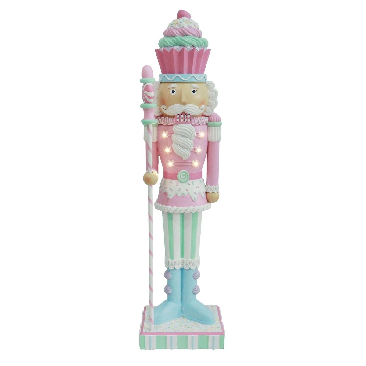 Christmas LED Pastel Cupcake Soldier 125cm Christmas decoration