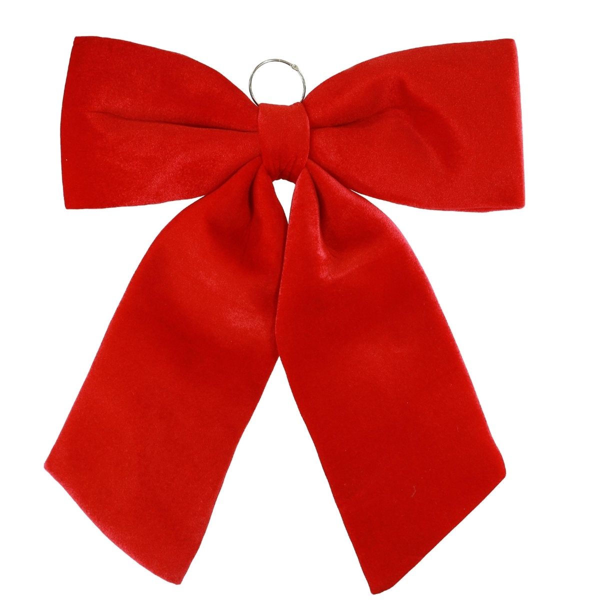 Christmas Velveteen Bow Hanger Red XL Christmas decoration