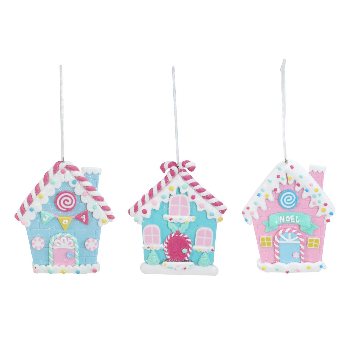 Hanging Pastel Candy House 10cm Assorted