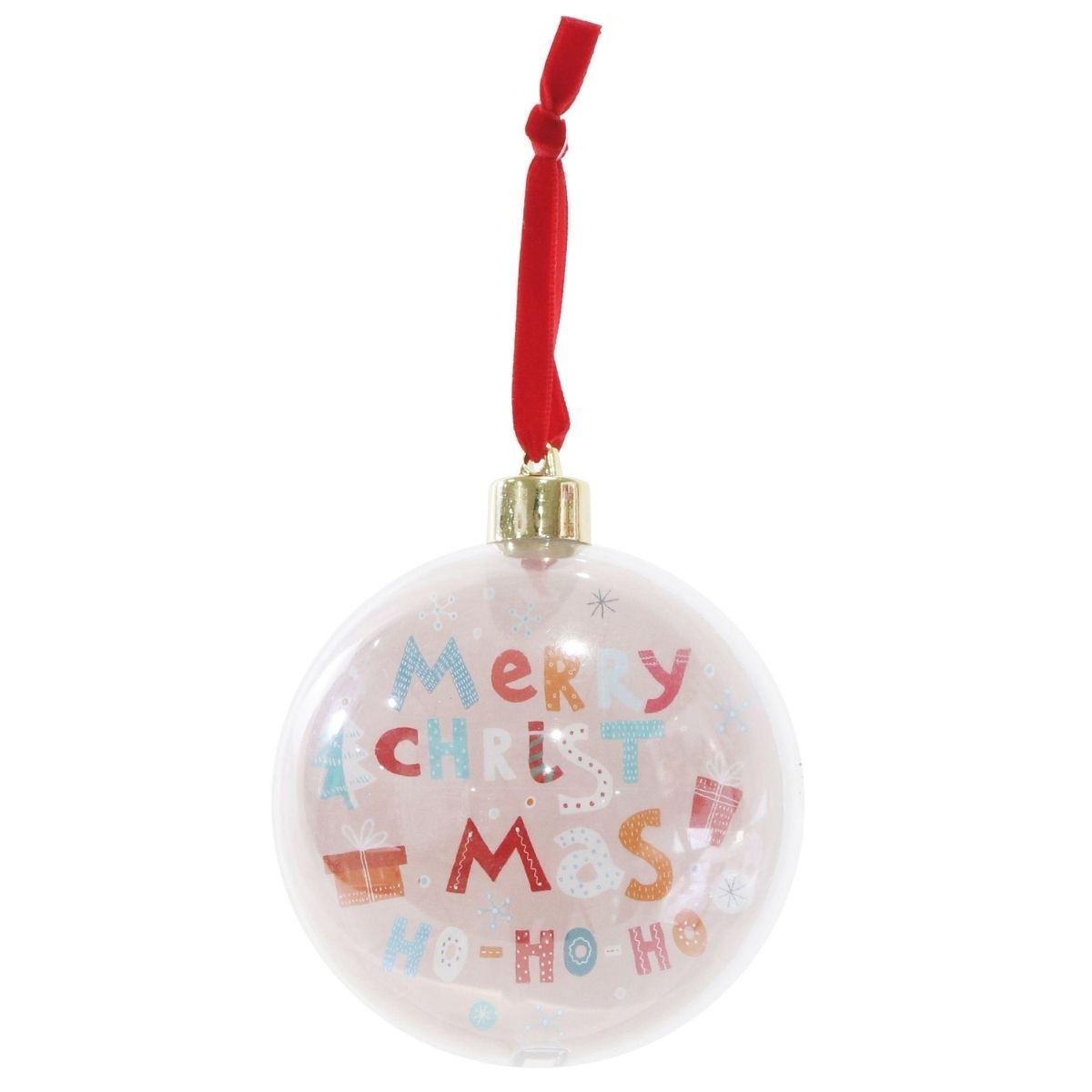 Christmas Hanging Photo Bauble 8cm Christmas decoration