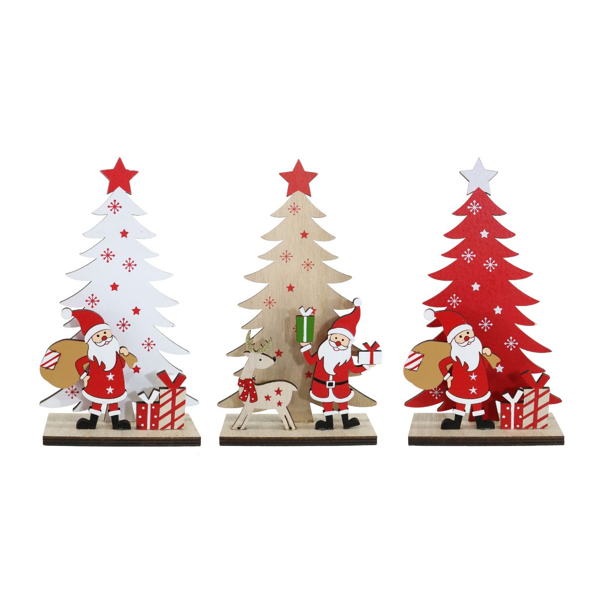 Christmas Table Tree with Santa Assorted
