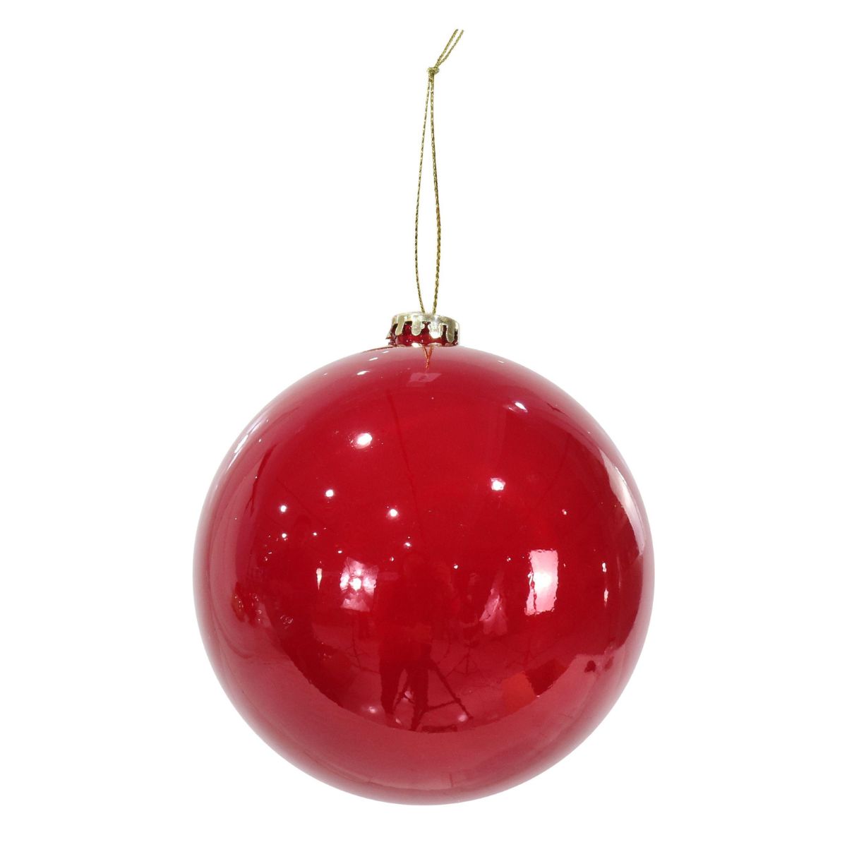 Christmas Bauble Pearl 15cm Red - Candy Cane Lane Christmas decoration