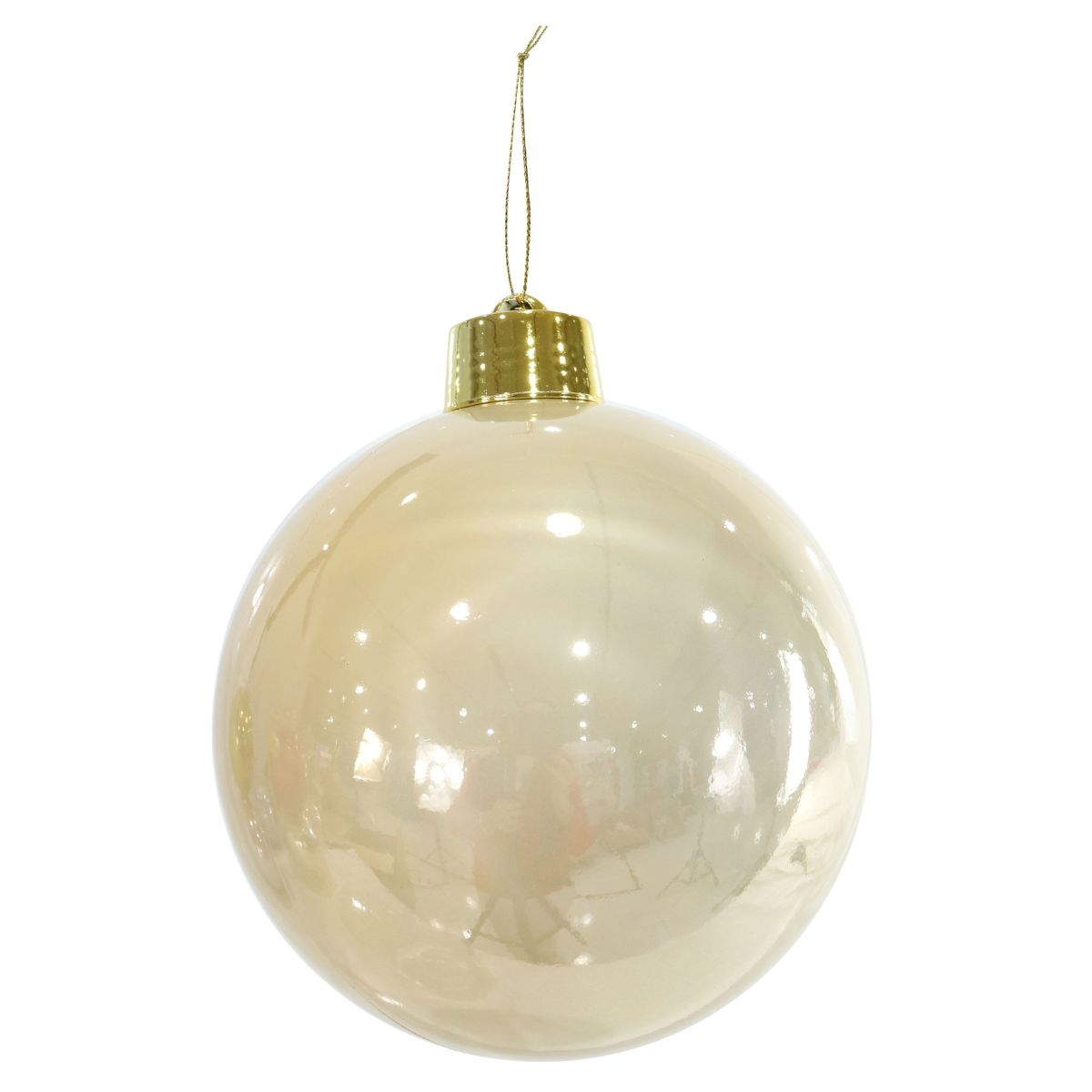 Christmas Bauble Pearl 20cm Gold