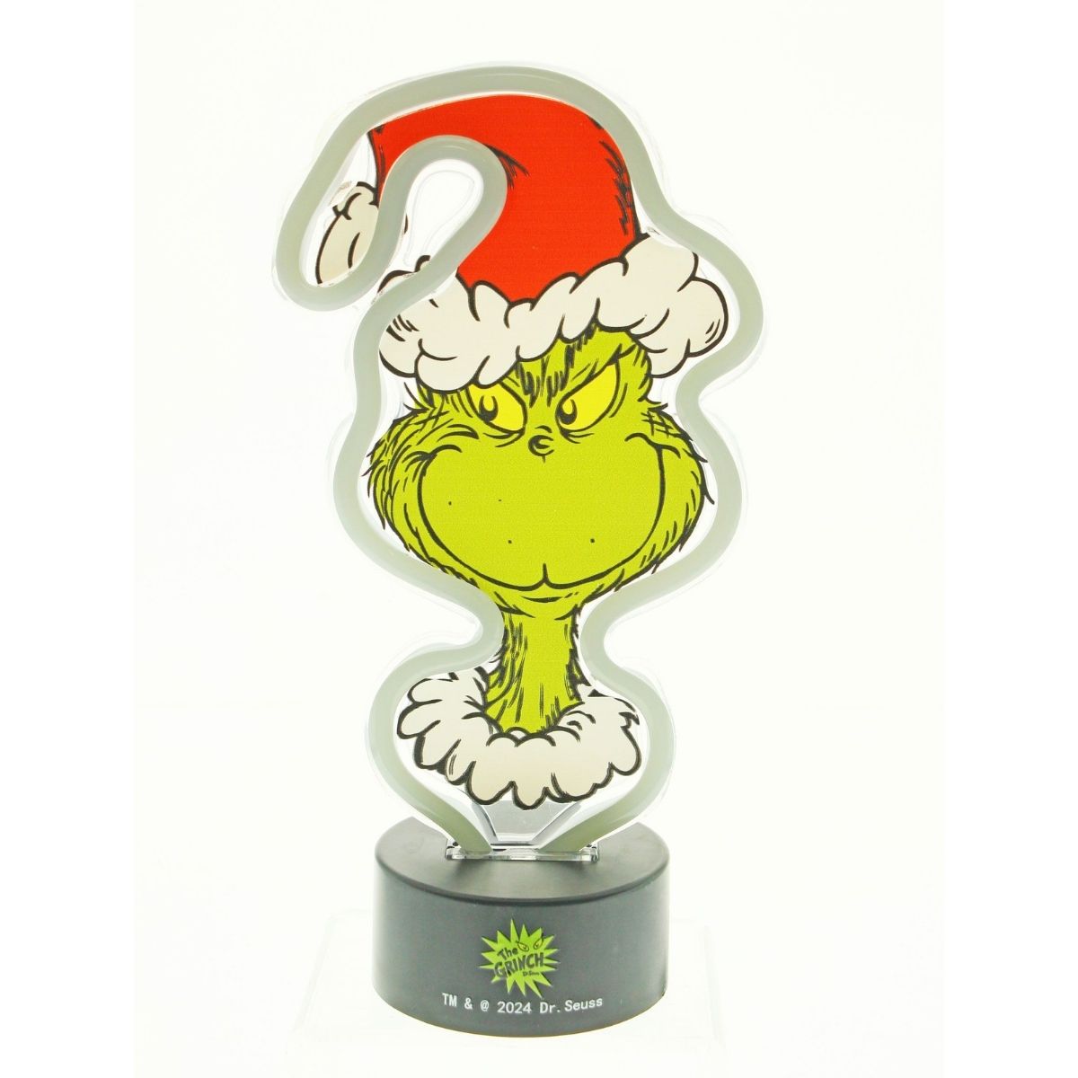 Dr. Seuss Neon Grinch Smile - Grinch Christmas christmas decoration