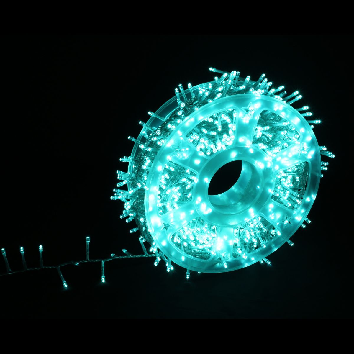 LED Fairy Lights 1000 Icy Blue Turquoise