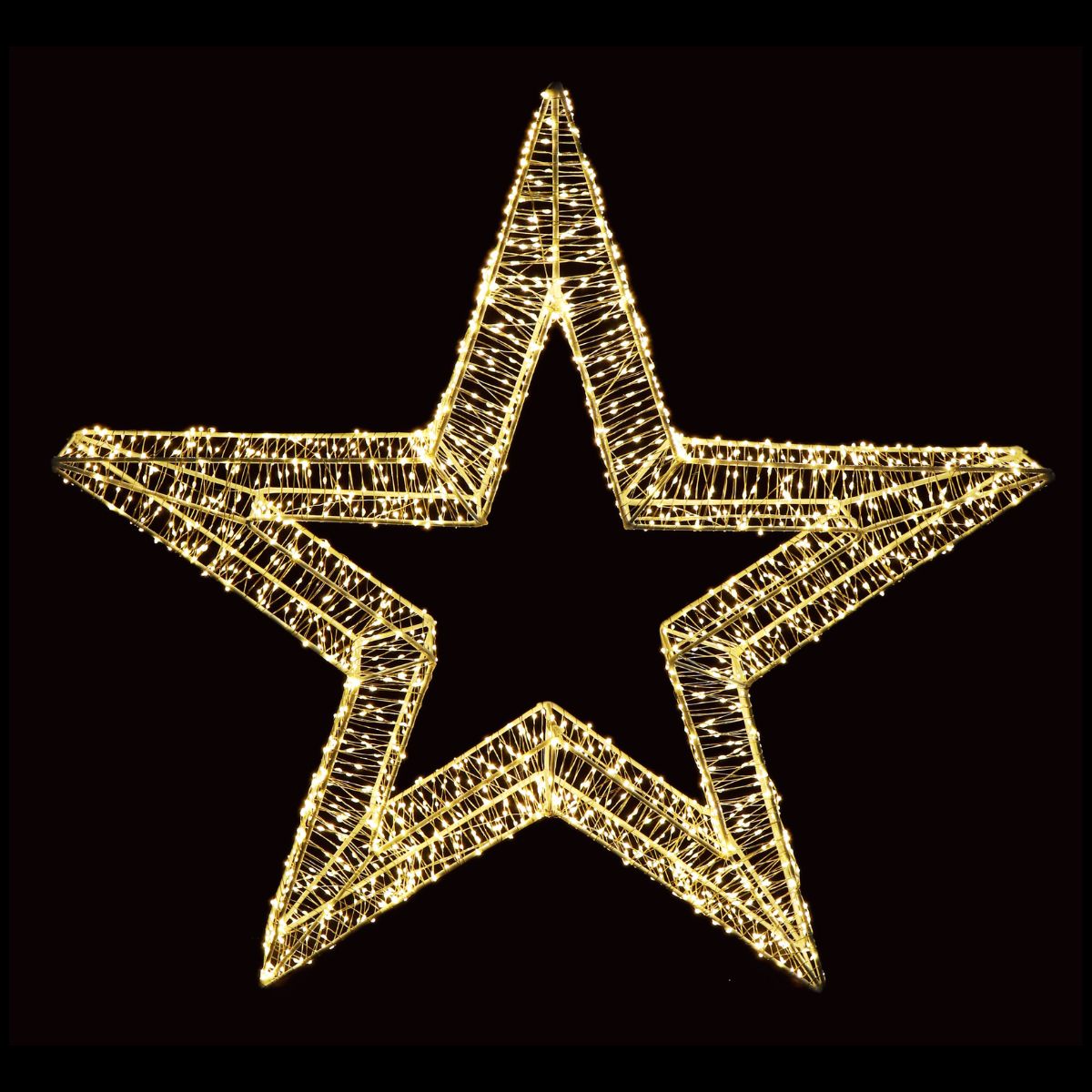 Christmas 2000 Micro LED Warm White Star 75cm