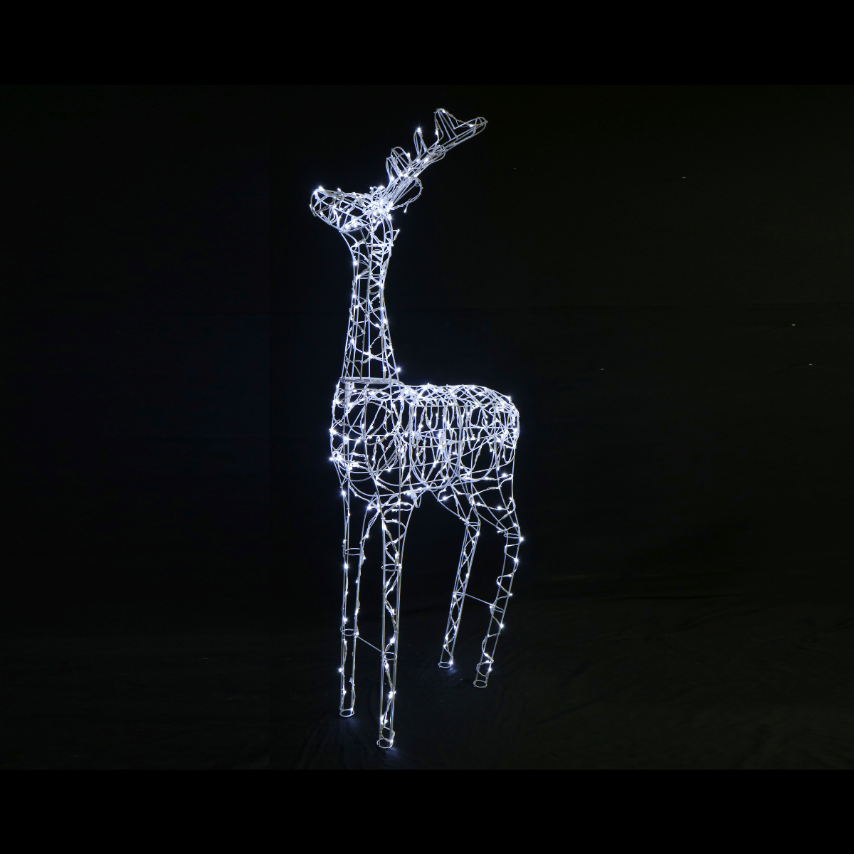Christmas LED Big Daddy Reindeer White 200cm