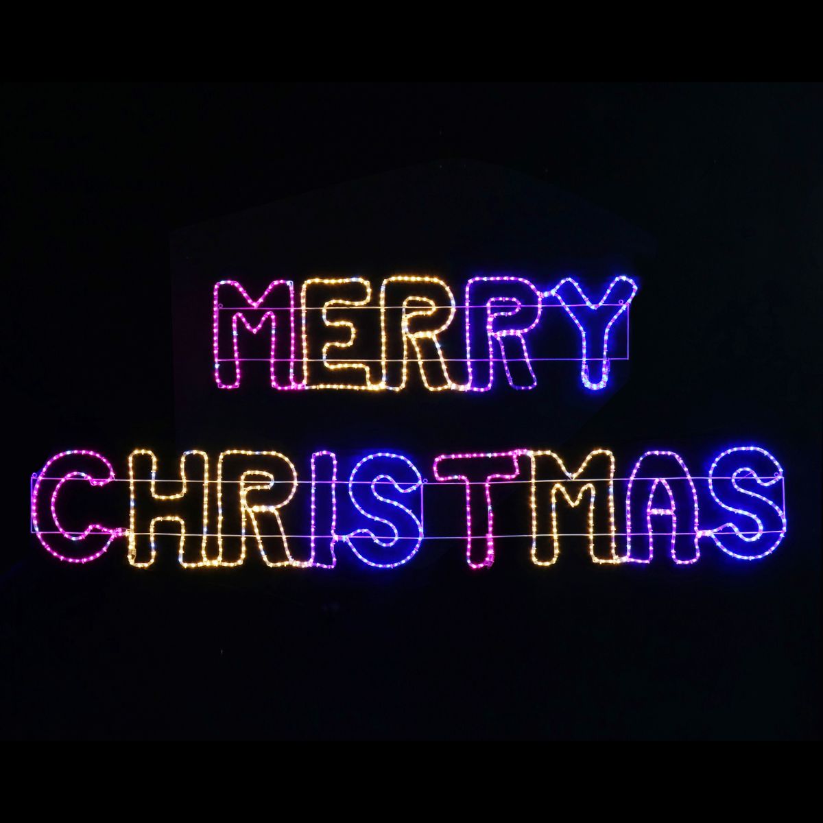 LED Rlight Giant Merry Christmas Carnival
