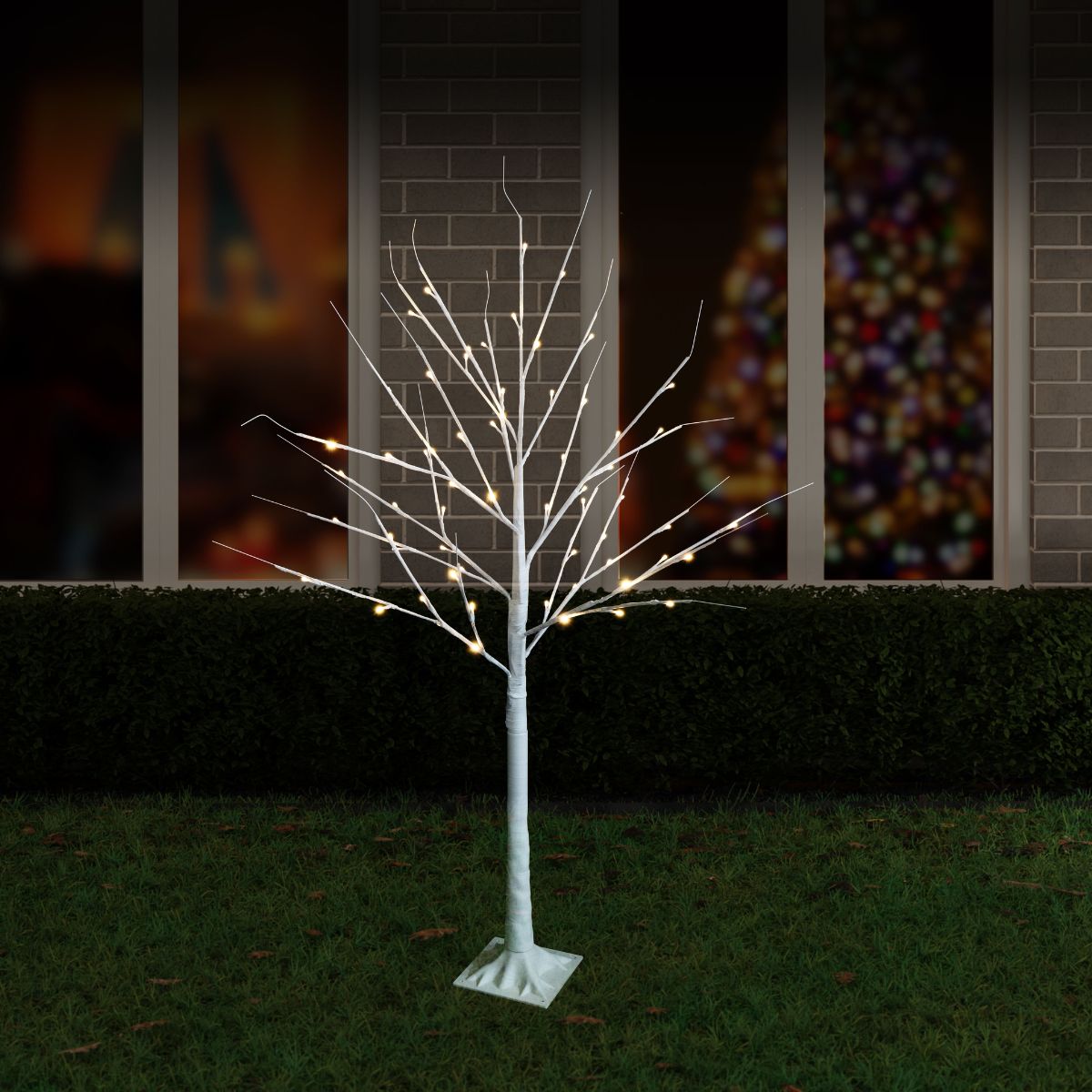 Christmas LED Birch Tree Warm White 130cm
