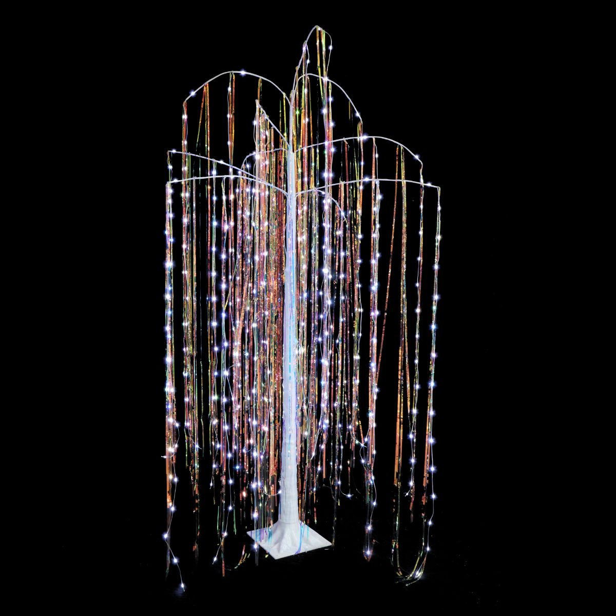 Christmas LED Iridescent Willow Tree 2m