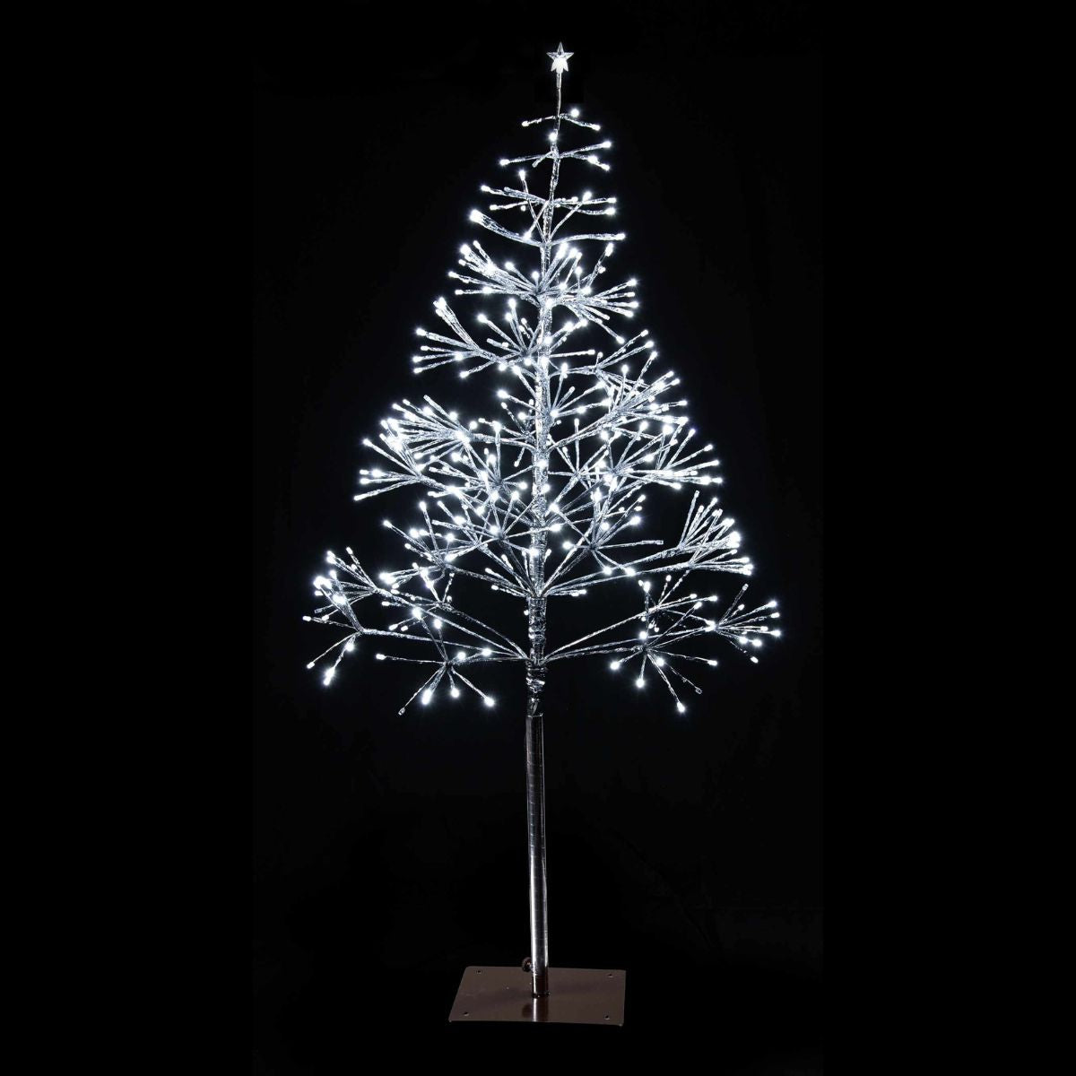 Christmas LED Sparkle Tree 135cm Twinkle Silver Cool
