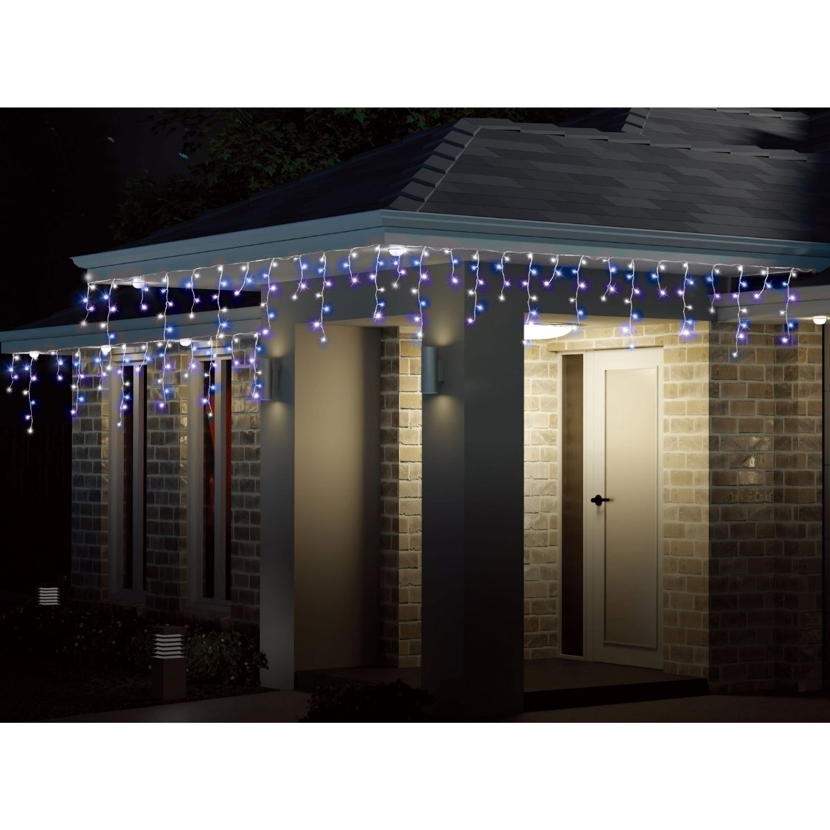 Christmas Solar Icicle Lights 200 Enchanted - Christmas Collective NZ