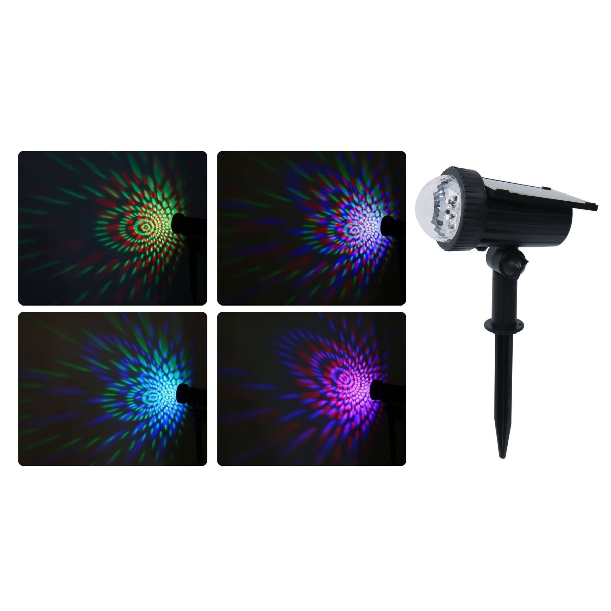 Christmas Solar Disco Projector Rgb - Christmas Collective NZ
