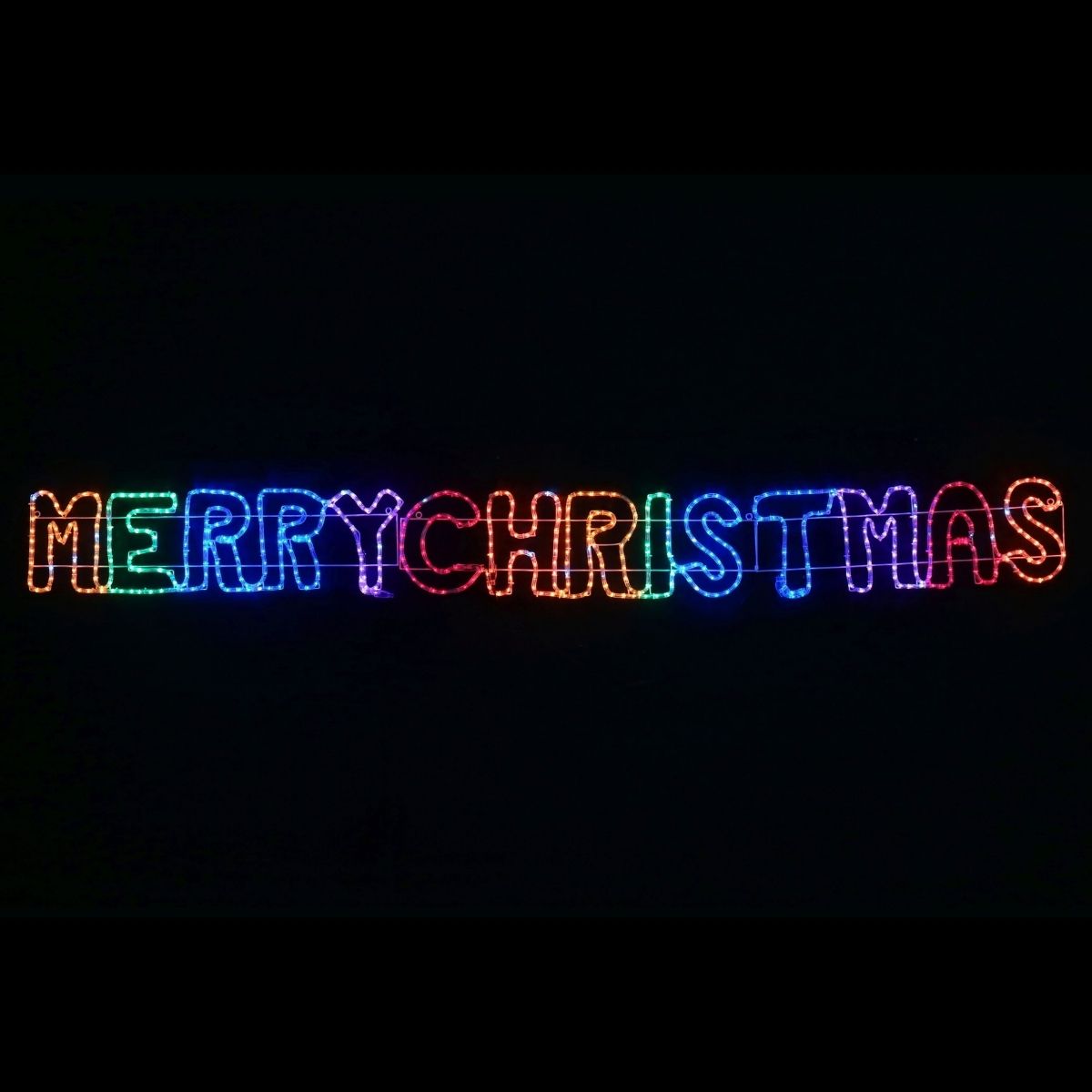 Rope Light Merry Christmas Rainbow 2in1 - Christmas Collective NZ