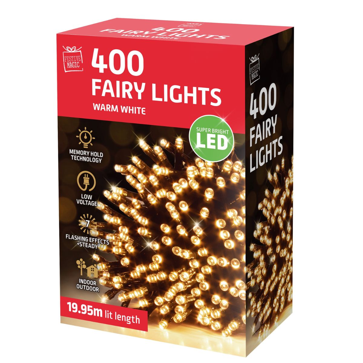 Leds Flashing 400 Warm White