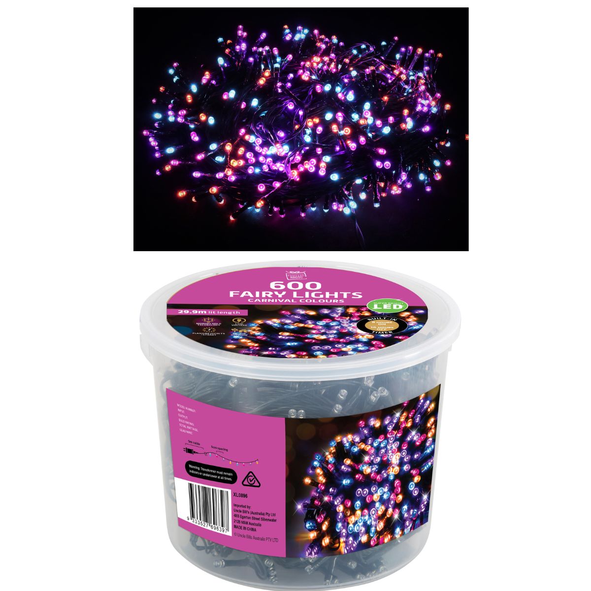 Leds Flashing 600 Carnival Tub