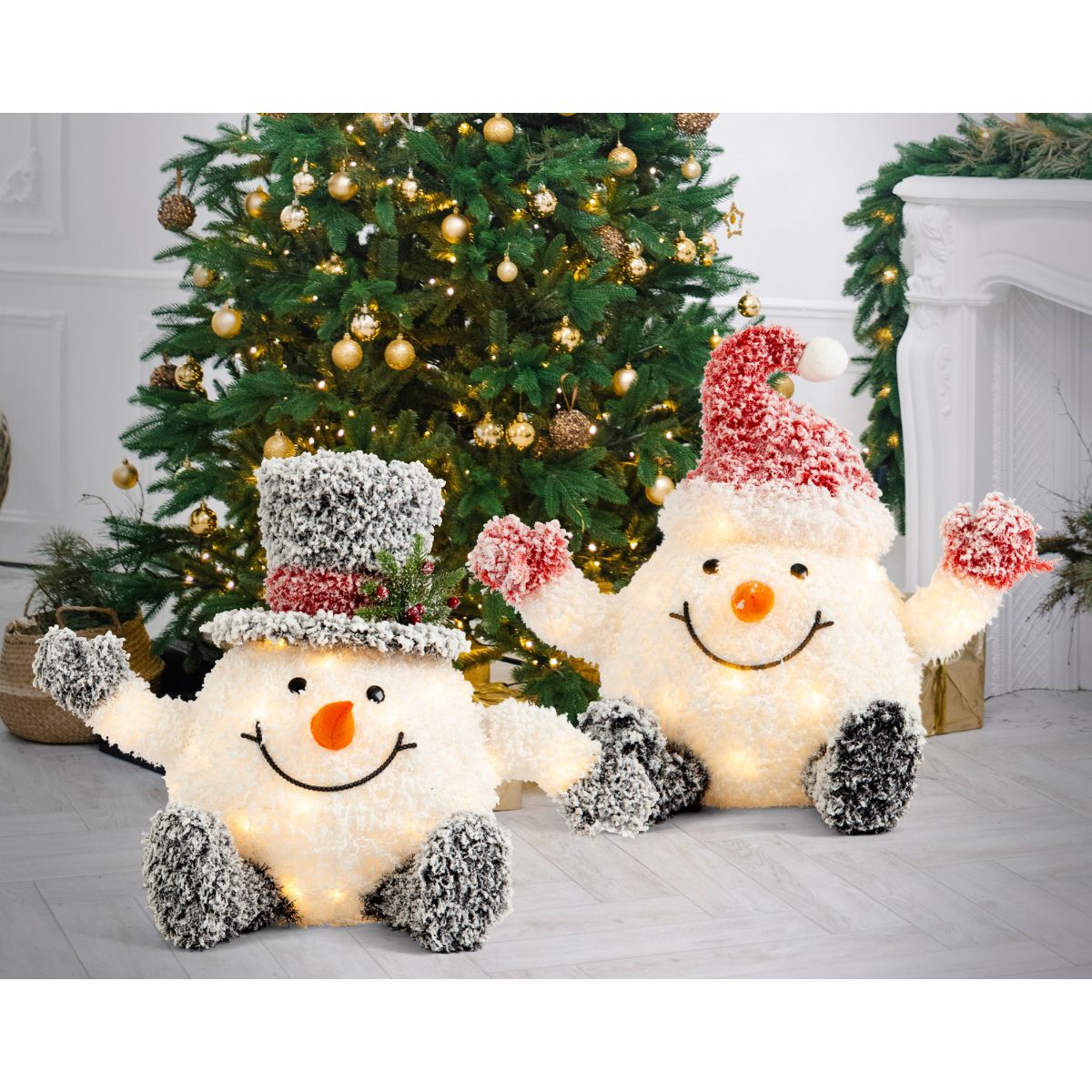 Christmas LED Frosty Cute Snowman Assorted