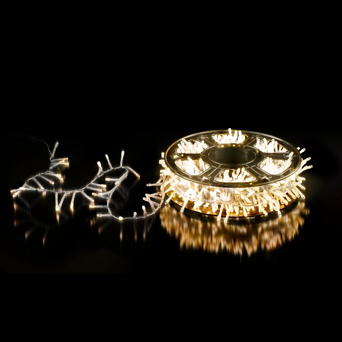LED Fairy Lights 1000 with Reel Warm White