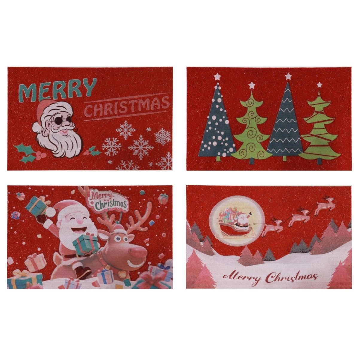 Christmas Doormat 76x43cm Assorted - Christmas Collective NZ
