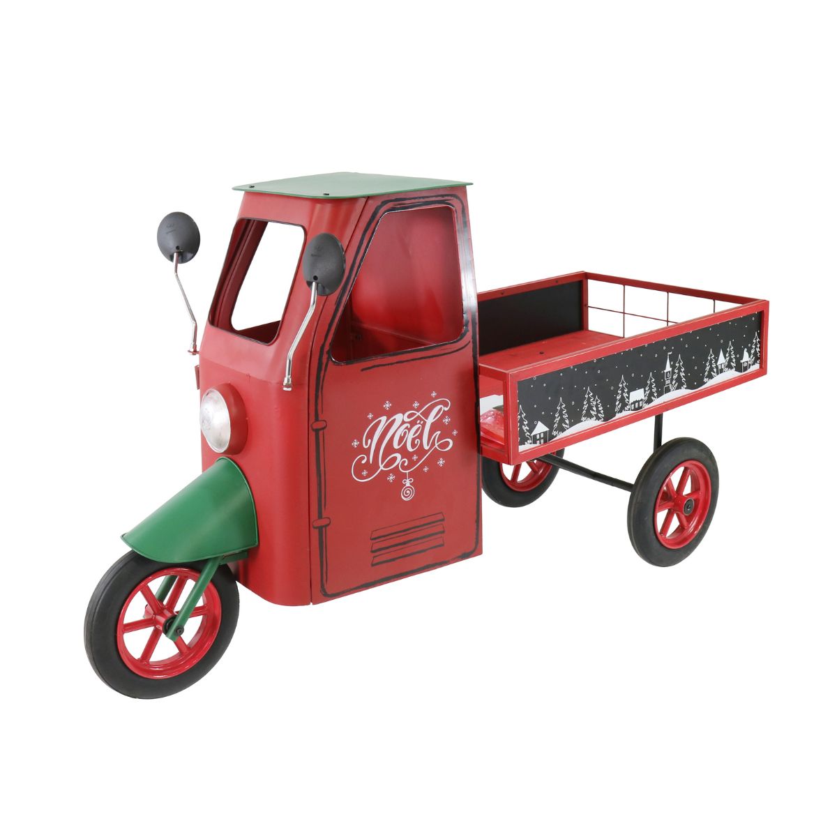Christmas Floral Market Cart