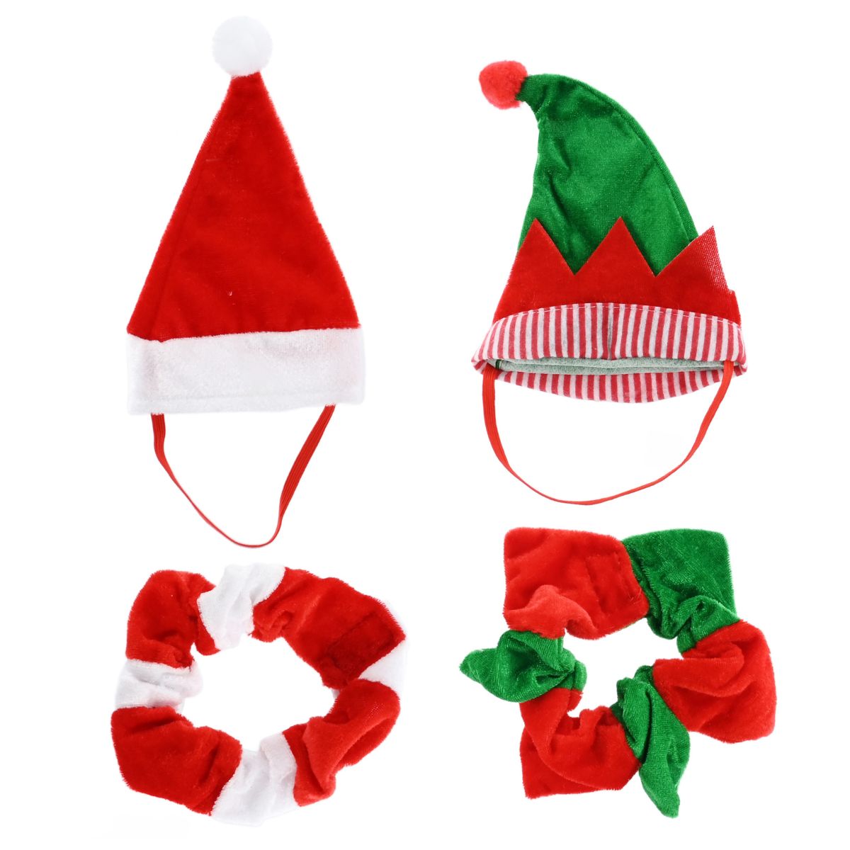 Pet Hat and Collar Set Assorted
