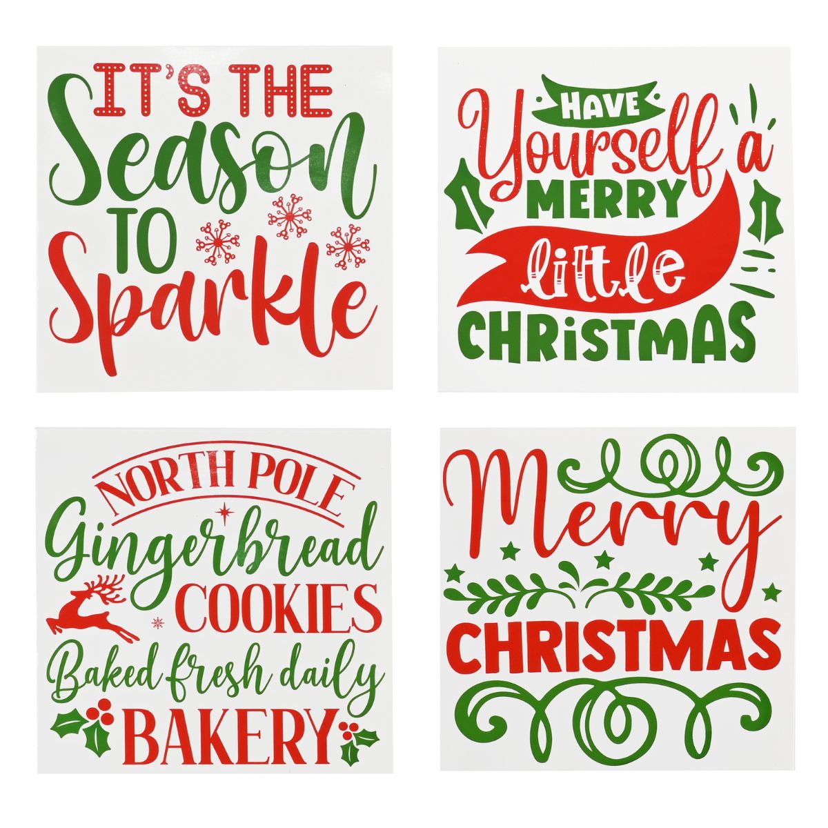 Cards Square Bold Greetings 6 Pack