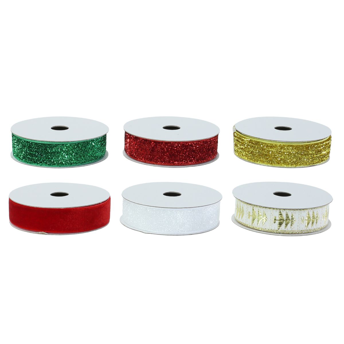 Sparkle Ribbon 2m 15mm Srt Assorted