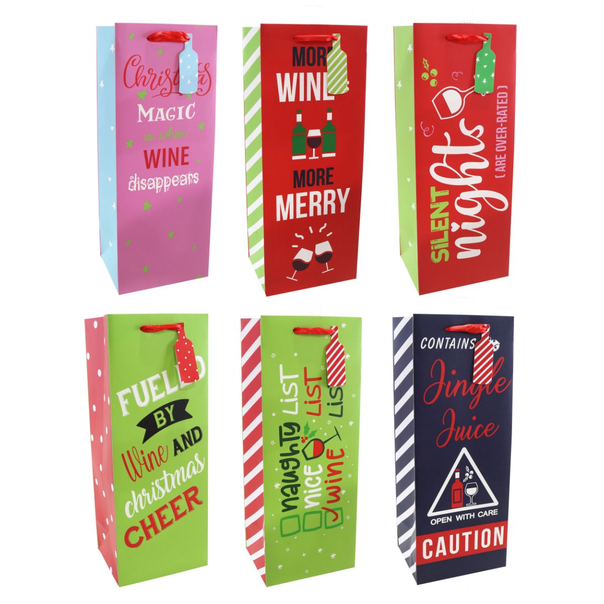 Bottle Bag Colourful Slogans Mega Mix