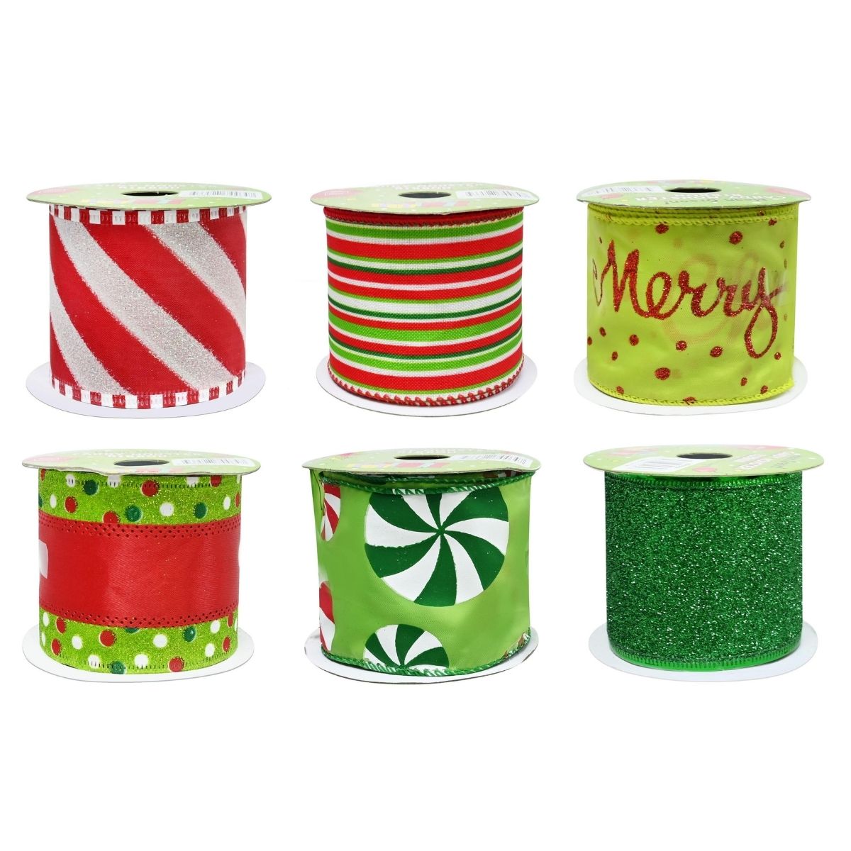 Christmas Candy Monster Ribbon 63mmx2.7m Christmas decoration