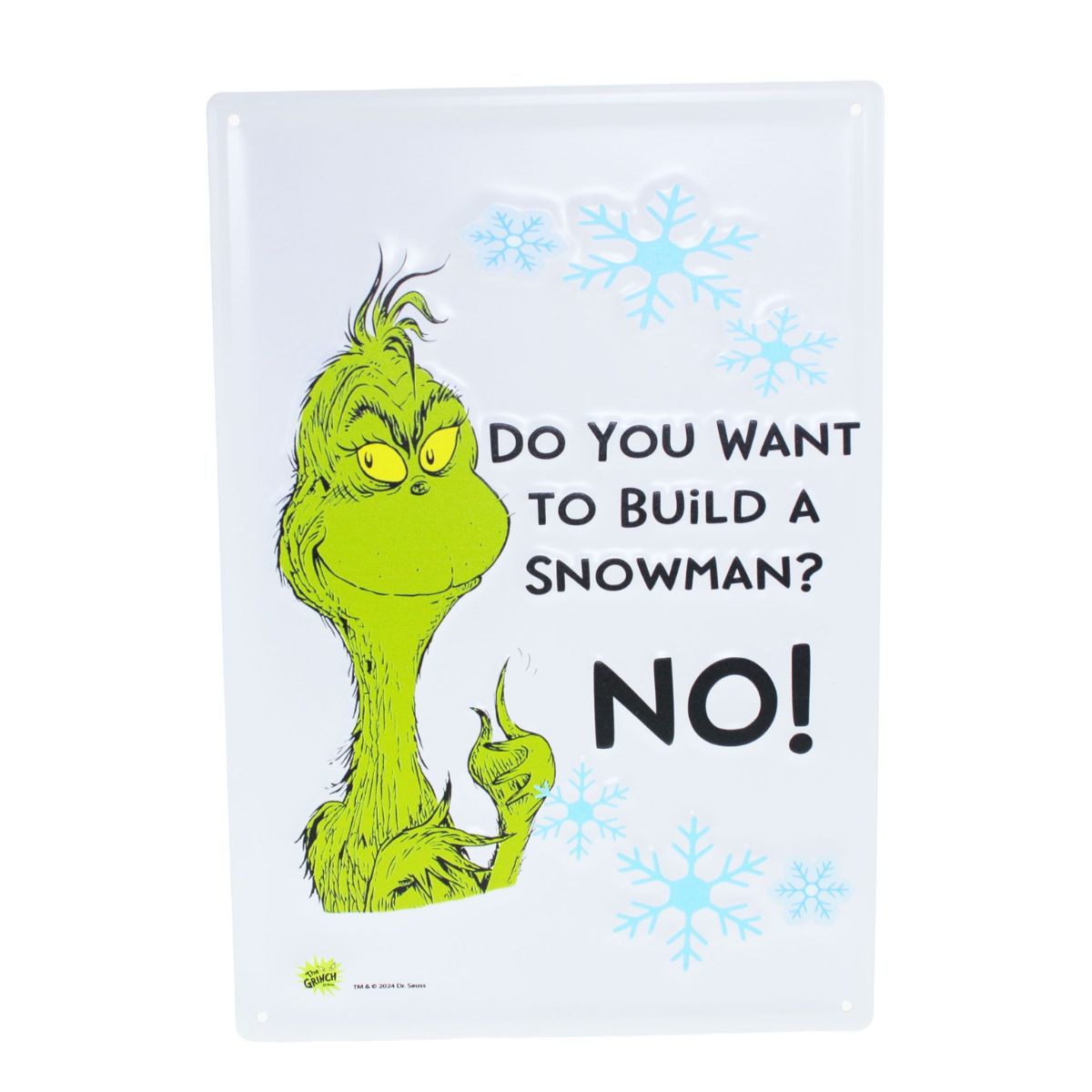 Christmas Metal Build Snowman 35 x 24